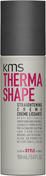 KMS ThermaShape Straightening Creme front view bottle packaging