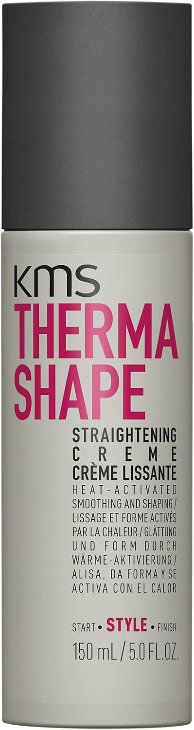KMS ThermaShape Straightening Creme front view bottle packaging