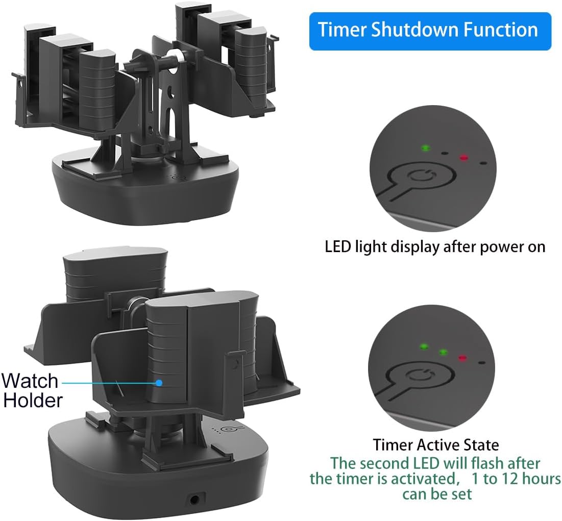 Side profile of FEICHONGHO automatic watch rotating device