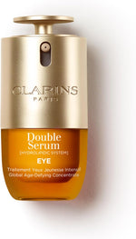 Clarins double serum eye treatment front view bottle