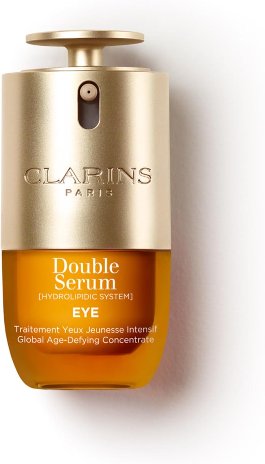 Clarins double serum eye treatment front view bottle