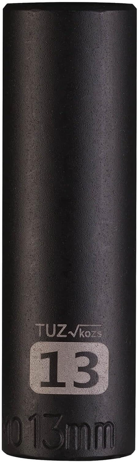 TUZkozs 3/8 inch drive 12mm deep impact socket front view