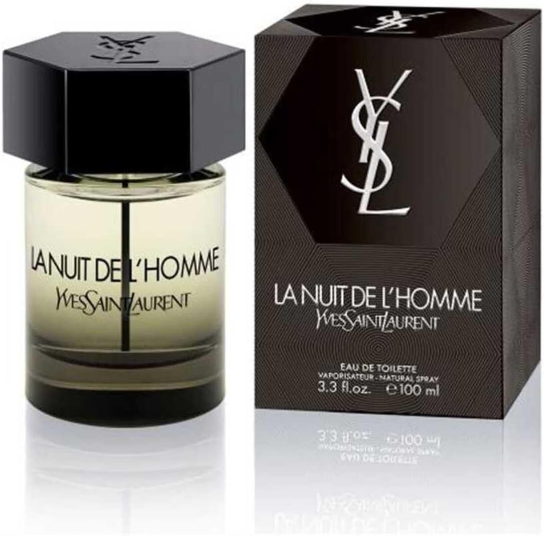 Yves Saint Laurent La Nuit De L'Homme Eau de Toilette Spray, 3.3 Fl Oz - Image 1