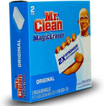 Mr. Clean Magic Eraser sponge packaging back view