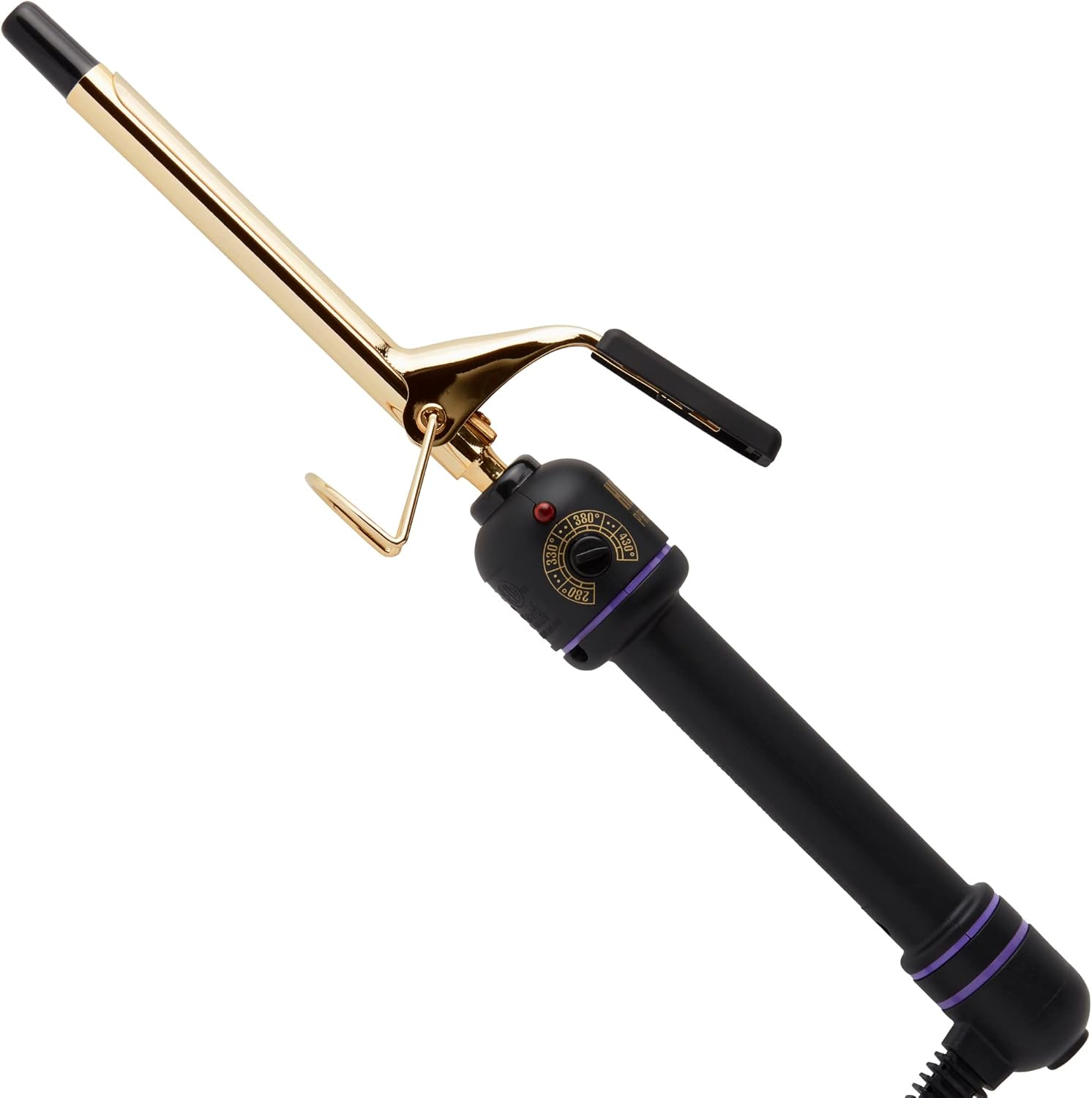 Hot Tools Pro Artist 24K Gold Curling Iron 0.5 inch barrel front view