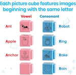 Phonemic awareness learning tools laid out flat