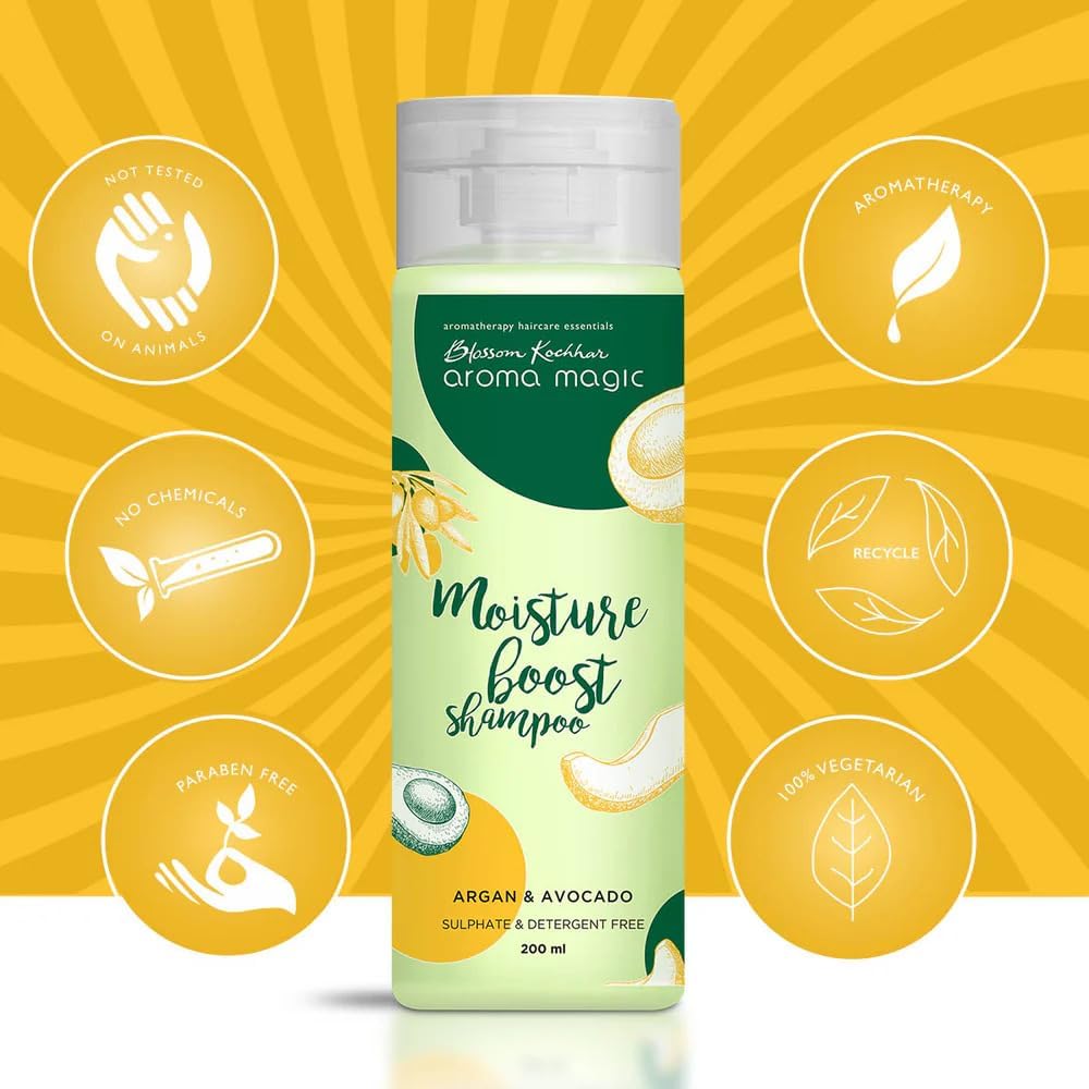 Aroma Magic shampoo 200ml packaging overview
