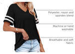 Angerella loose fit summer shirt neckline view