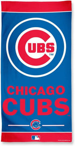 WinCraft MLB Chicago Cubs beach towel front view online shopping