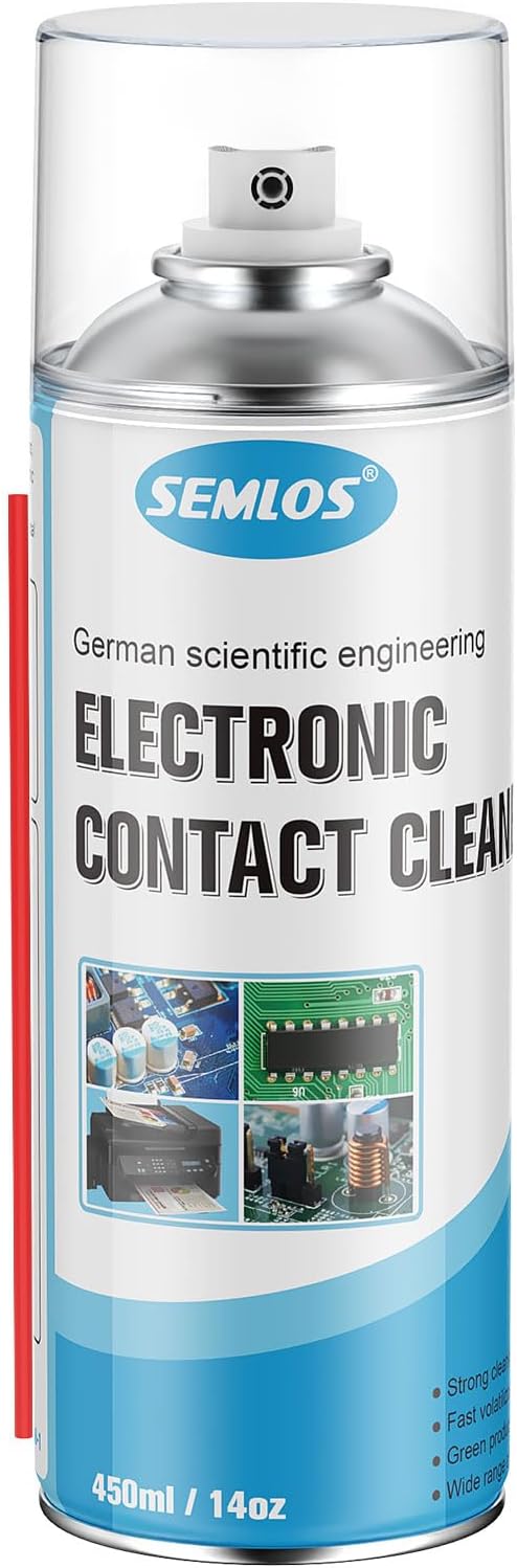 Semlos Electric Cleaner Spray 14 Ounce aerosol can front view