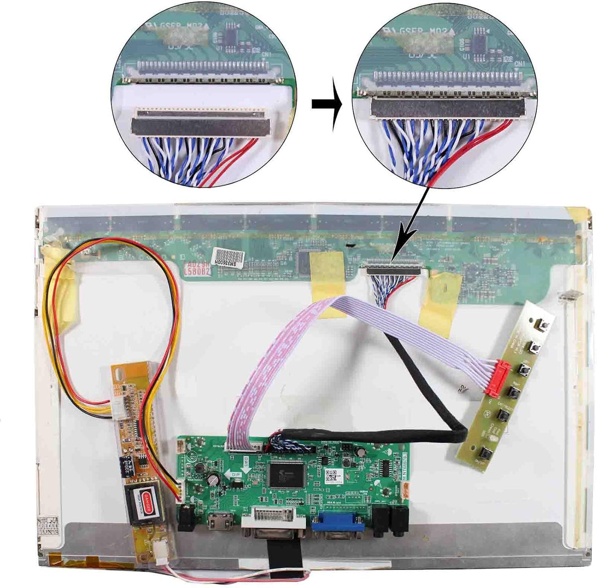 VSDISPLAY button control keypad board