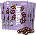 Non-GMO fair trade chocolate pretzels product shot