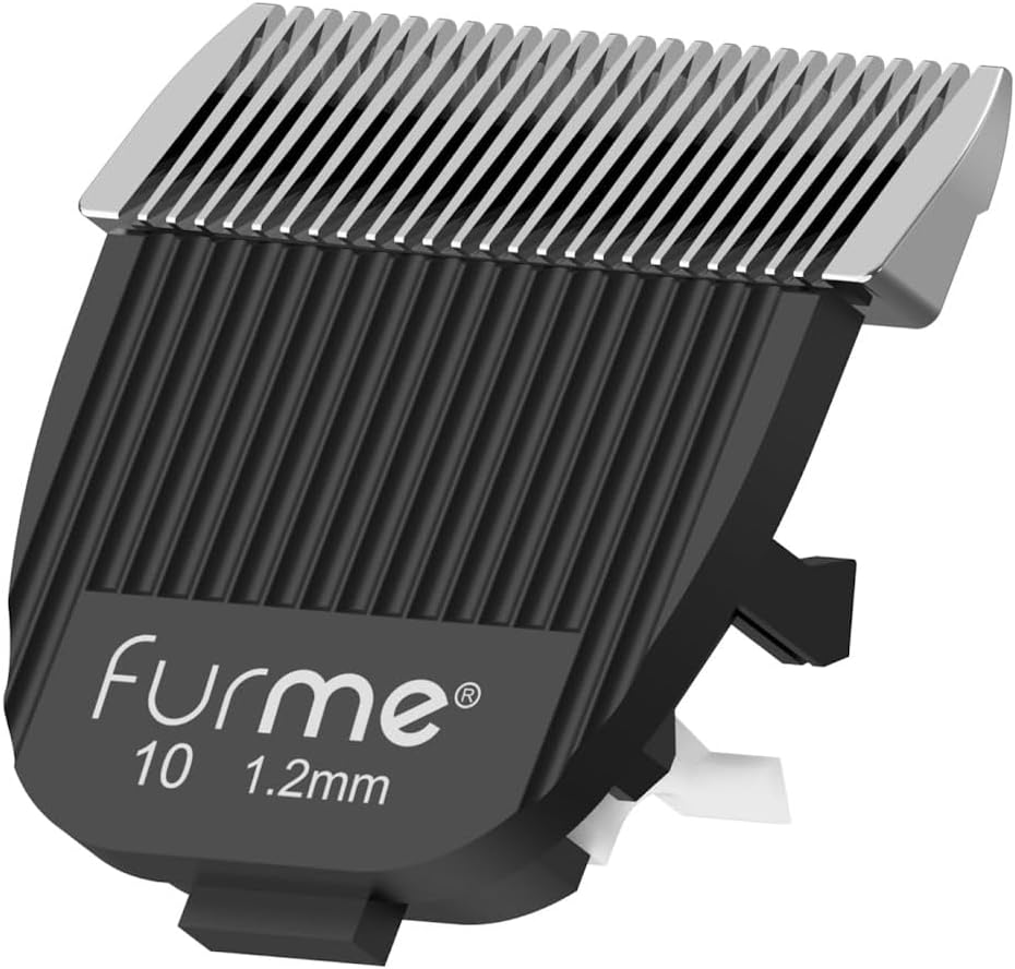 FURME AirClipper size 10 replacement blade front view professional pet grooming accessory