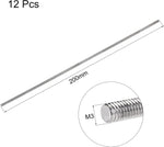 Uxcell 304 stainless steel rod pack