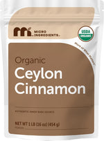 Micro Ingredients Organic Ceylon Cinnamon Powder, 8 oz | Sri Lanka Source | True Cinnamon for Spice & Seasoning | Great for Baking, Cooking, & Drinks | Additive Free, Non-GMO - Image 10
