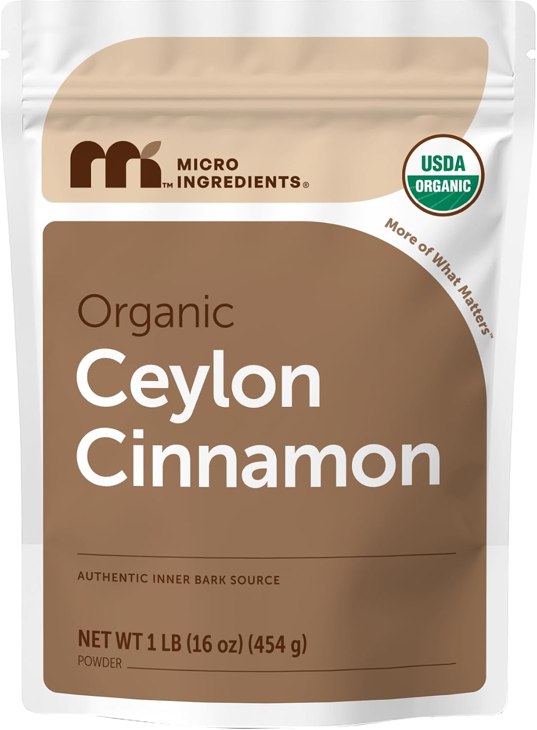 Micro Ingredients Organic Ceylon Cinnamon Powder, 8 oz | Sri Lanka Source | True Cinnamon for Spice & Seasoning | Great for Baking, Cooking, & Drinks | Additive Free, Non-GMO - Image 10