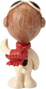 Enesco Jim Shore Snoopy Flying Ace figurine side profile view