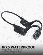 Monodeal running headphones lifestyle view during outdoor workout