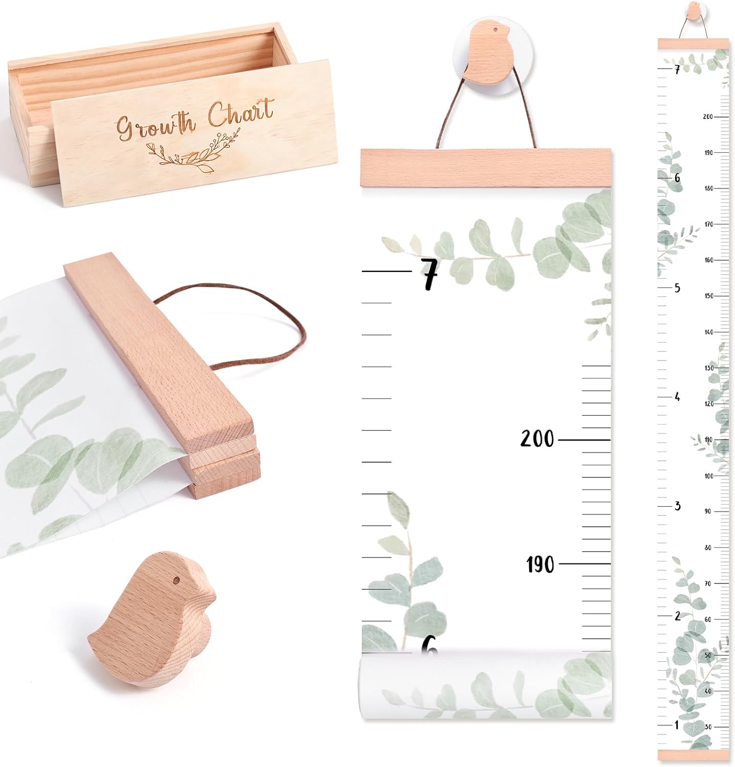 Let's Make Growth Chart for Wall hanging in a nursery