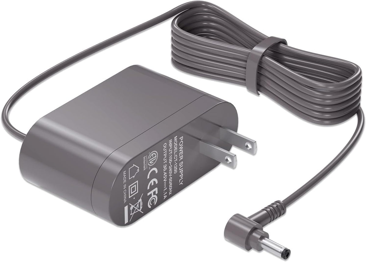 vhbw replacement Dyson vacuum charger front view power supply