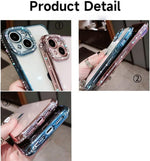Casechics diamond rhinestone case back cover angle