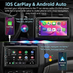 Adapter-Universe touchscreen car multimedia player displaying the Android Auto navigation map screen.