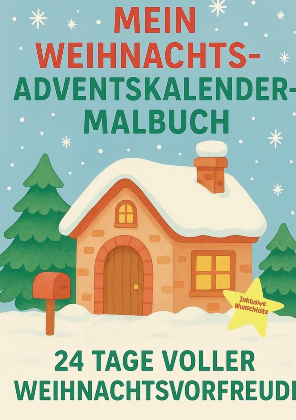 Mein Weihnachtsadventskalender Malbuch: 24 Tage voller Weihnachtsvorfreude - Image 1