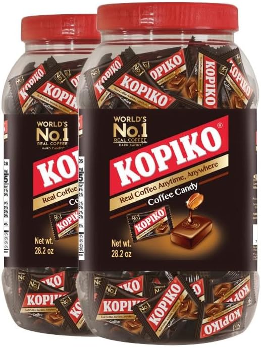 Kopiko Coffee Candy - Bold-Tasty Hard Candy from Indonesia with Real Coffee Extract - A Satisfying Boost for On-the-Go Energy (28.2oz Jar) - Image 14