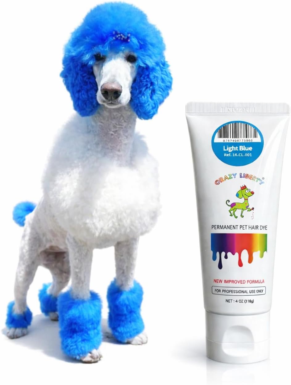 CRAZY LIBERTY Dog Hair dye (Light Pink) 4 Fl Oz, Pet Safe Permanent Hair Dye for Dogs and Horses, last more 16 washes. - Image 11