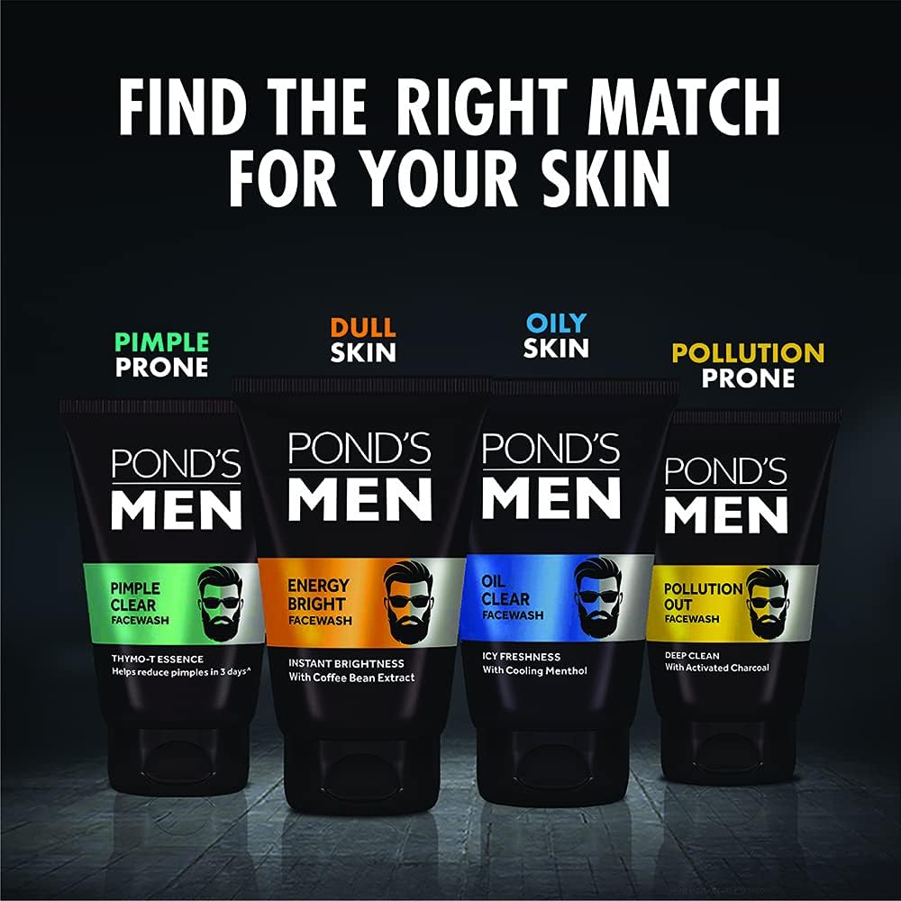 Pond's Men Pollution Out face wash lifestyle application shot