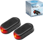 Shkalacar car interference antifreeze instrument front view displaying the solar panel and red LED lens cover