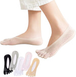 Qauxbul 5 pairs sock align toe socks front view packaging