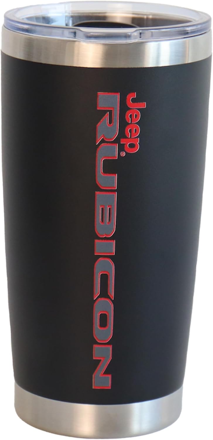 Jeep Gladiator 20 oz Insulated Travel Coffee Mug Trail Rated Logo and Rubicon Design - Image 10