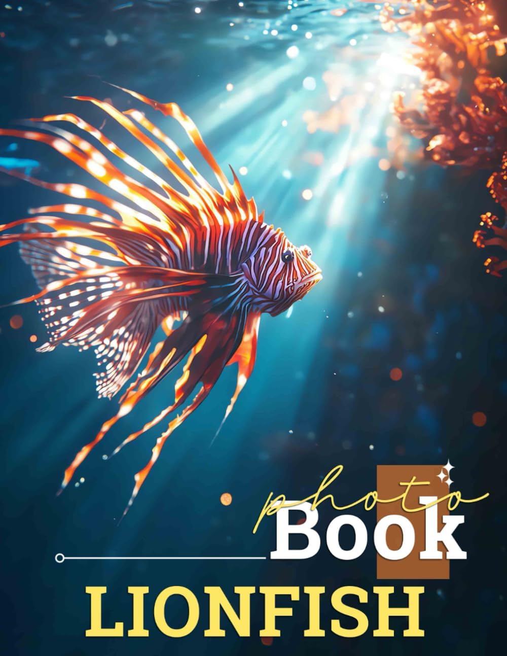 Lionfish: Intriguing Images Of Exotic Lionfish In Vibrant Underwater Settings For Sea Life Lovers Photo book - Image 1