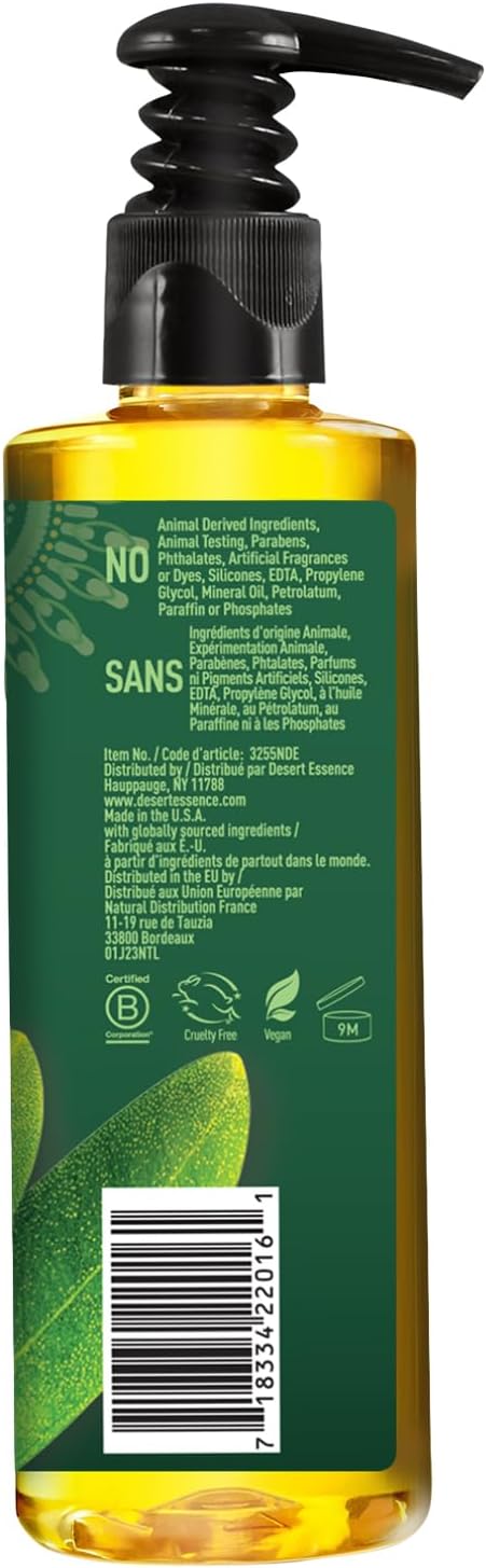 Desert Essence oily skin cleanser lifestyle shot