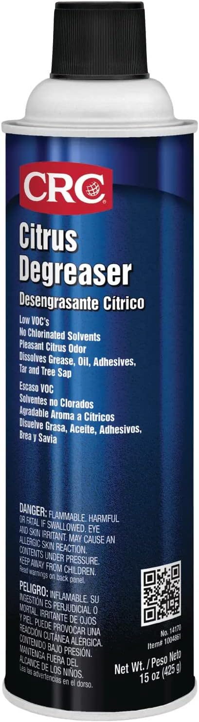 CRC Citrus Degreaser 14170 heavy duty industrial aerosol spray front view