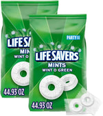 LIFE SAVERS Wint-O-Green Breath Mint Bulk Hard Candy, Party Size, 44.93 oz Bag - Image 9