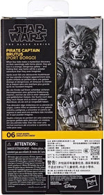 Pirate Captain Brutus action figure close up head sculpt