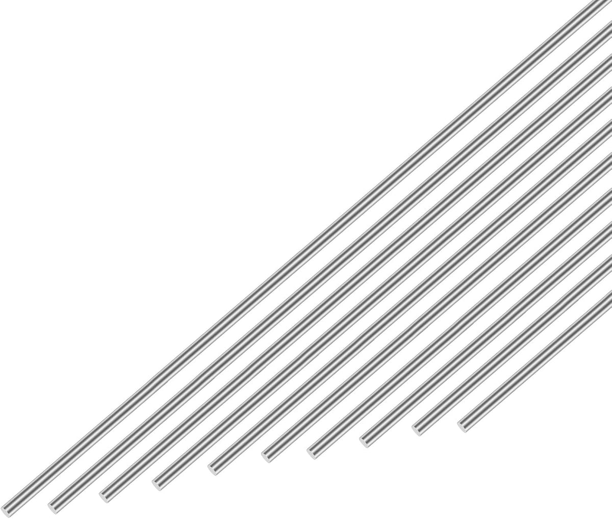 Awclub stainless steel round bars arranged for model making