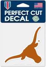 Wincraft Texas Longhorns vinyl sticker closeup