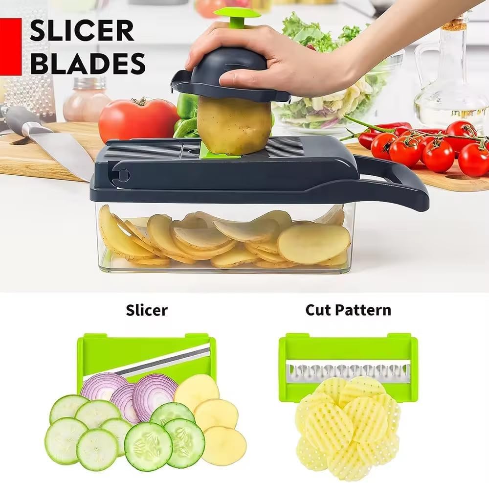 Fanxing Neon Lamp onion dicer set with storage lid