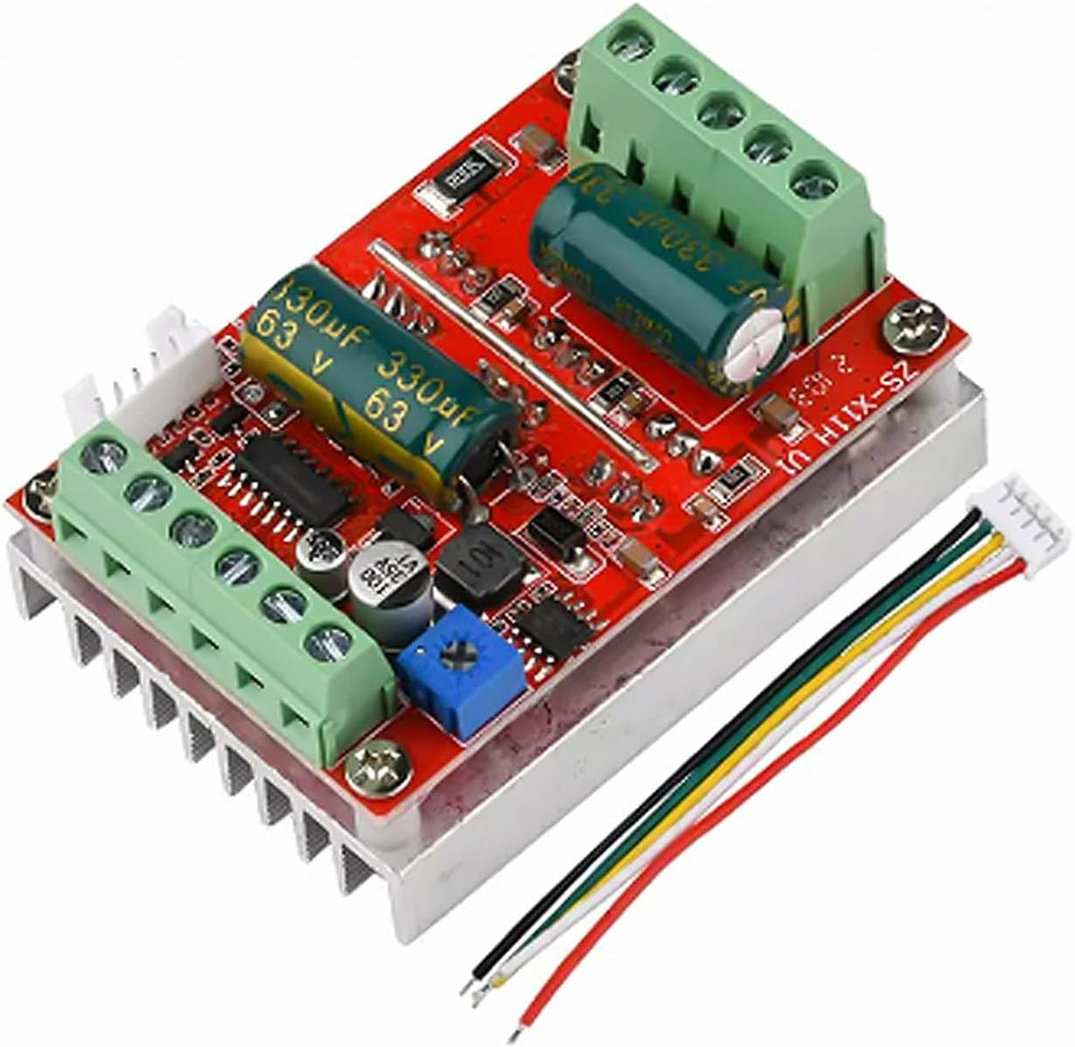 Connection interface showing Hall sensor cable pin layout.