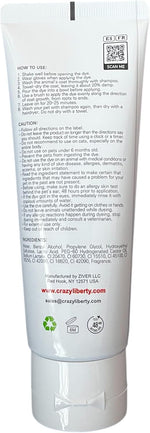 CRAZY LIBERTY pet dye kit 5 tropical colors packaging detail