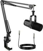 SL40 USB/XLR Dynamic Microphone for Podcasting, Gaming, Live Streaming and Recording, Built-in Headphone Output, LED Mute Button, All Metal, Voice Isolation Technology - Image 11