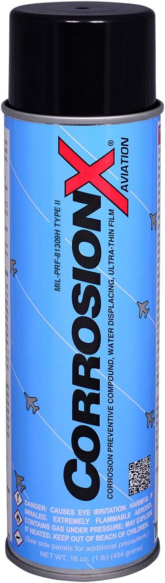 CorrosionX Aviation anti-corrosion spray 16 fluid ounce front view