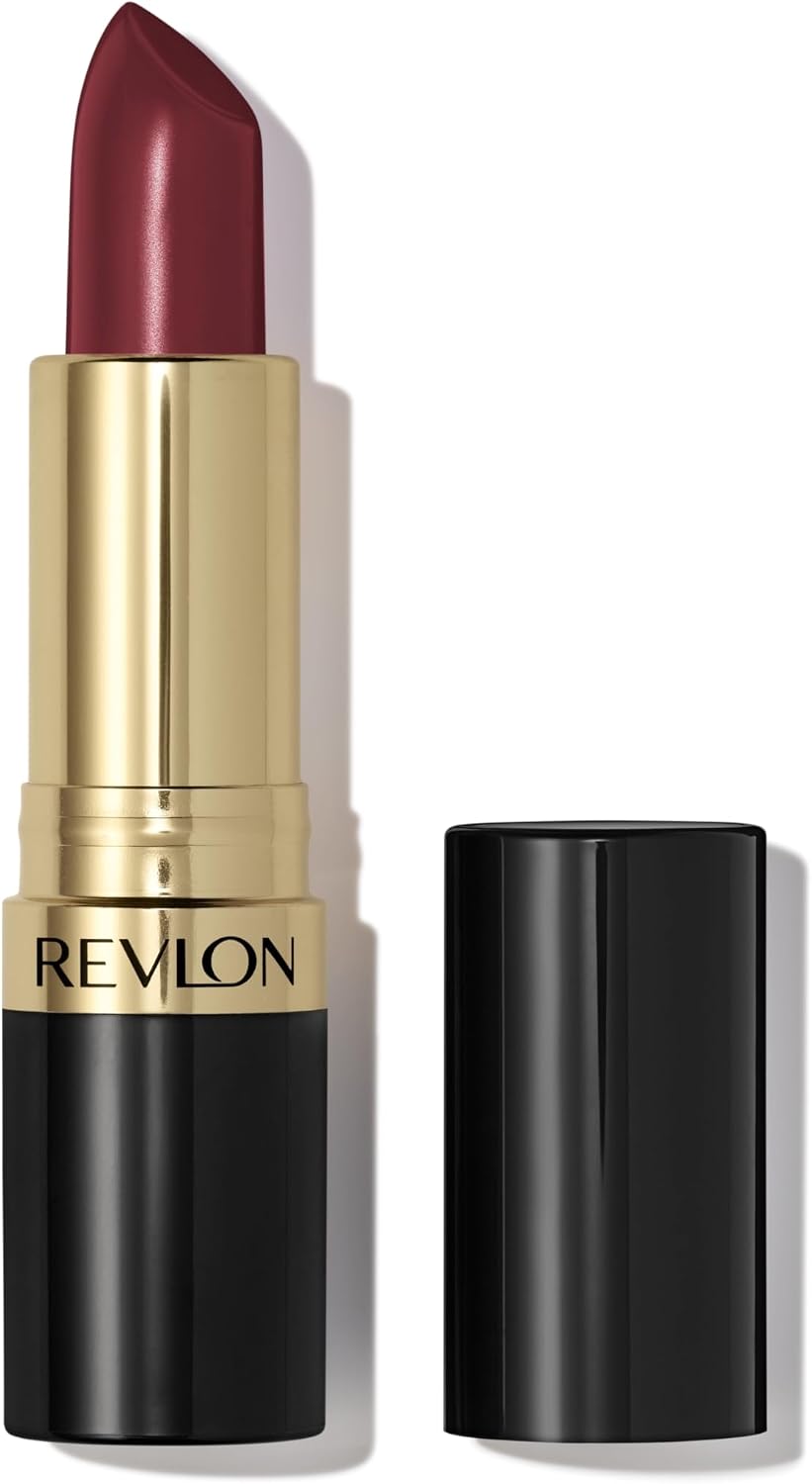 Revlon Super Lustrous Lipstick Raisin Rage front view cosmetic