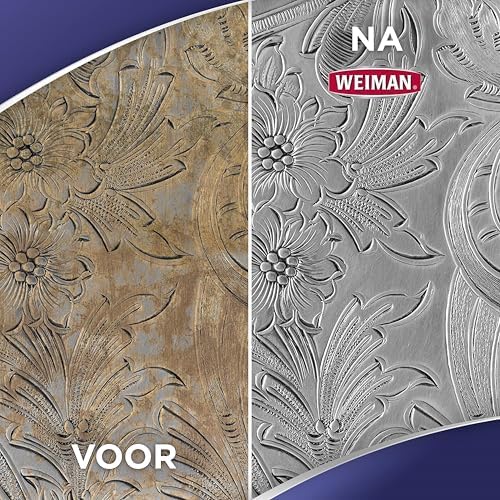 Weiman silver polish ingredients and usage instructions on back label
