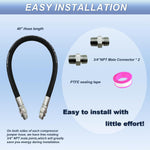 YJMKOI 40 inch air compressor hose in packaging
