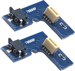 FainWan power on off circuit board front view showcasing the tactile switches