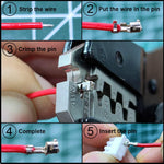 Complete elechawk connector kit set with organizer and heat shrink tubes.